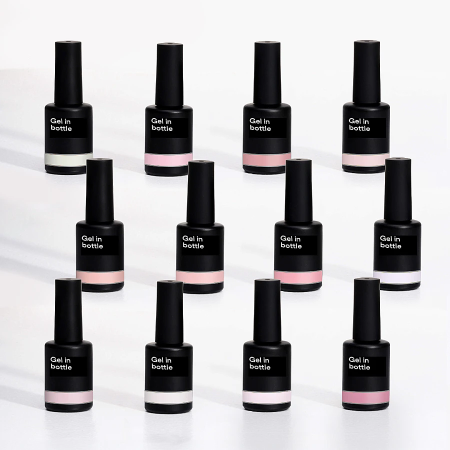 GEL IN BOTTLE - 12 SHADES SAMPLE KIT