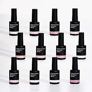 PIGMENTED RUBBER BASES - 12 SHADES SAMPLE KIT